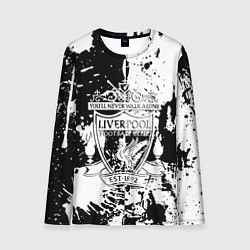 Мужской лонгслив Liverpool краски текстура