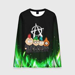 Мужской лонгслив Южный парк панки анархисты