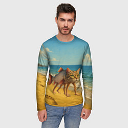 Лонгслив мужской Трулимеро Труличина мем, цвет: 3D-принт — фото 2