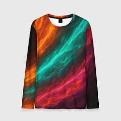 Лонгслив мужской Разноцветное движение, цвет: 3D-принт