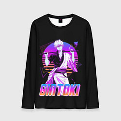 Мужской лонгслив Гинтама ретро