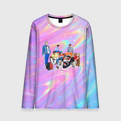 Мужской лонгслив BTS группа на диване