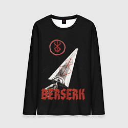 Лонгслив мужской Меч Берсерка, цвет: 3D-принт