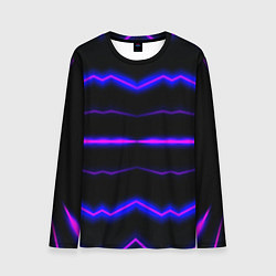 Лонгслив мужской Color multicoloured neon stripes, цвет: 3D-принт