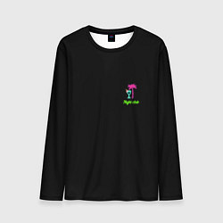Мужской лонгслив Night club neon