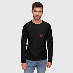 Лонгслив мужской Motocross in the mountains, цвет: 3D-принт — фото 2