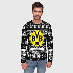 Лонгслив мужской Borussia x fortnite pattern, цвет: 3D-принт — фото 2