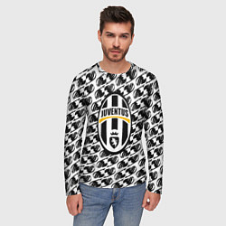 Лонгслив мужской Ювентус хвост феи лого аниме, цвет: 3D-принт — фото 2