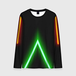 Лонгслив мужской Color neon green, цвет: 3D-принт