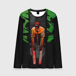 Мужской лонгслив Дэндзи с черепами Человек бензопила