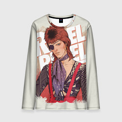 Мужской лонгслив David Bowie Rebel Rebel