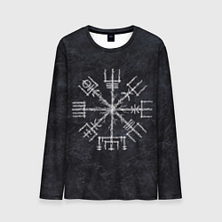 Мужской лонгслив Мистический компас рун вегвизир