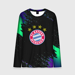 Мужской лонгслив Бавария Мюнхен краски текстура