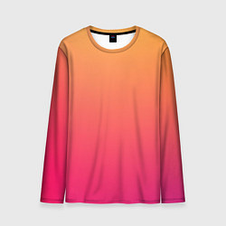 Лонгслив мужской Color orange pink, цвет: 3D-принт