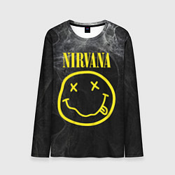 Лонгслив мужской Nirvana Smoke, цвет: 3D-принт