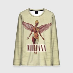 Лонгслив мужской Nirvana Angel, цвет: 3D-принт