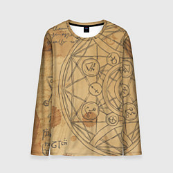 Лонгслив мужской Дневник алхимика, цвет: 3D-принт