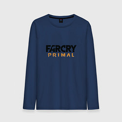 Лонгслив хлопковый мужской Far Cry: Primal Logo, цвет: тёмно-синий