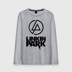 Лонгслив хлопковый мужской Linkin Park, цвет: меланж