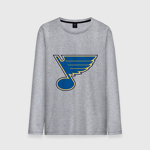 Мужской лонгслив St Louis Blues / Меланж – фото 1