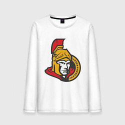 Лонгслив хлопковый мужской Ottawa Senators цвета белый — фото 1