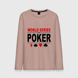 Мужской лонгслив World series of poker