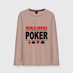Мужской лонгслив World series of poker