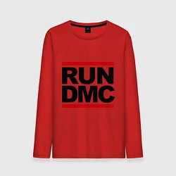 Лонгслив хлопковый мужской Run DMC, цвет: красный