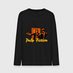 Лонгслив хлопковый мужской Pulp Fiction, цвет: черный