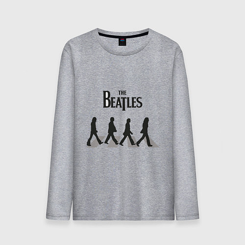 Мужской лонгслив The Beatles: Abbey Road / Меланж – фото 1