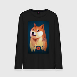 Мужской лонгслив Wow Doge