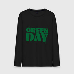 Лонгслив хлопковый мужской Green Day, цвет: черный