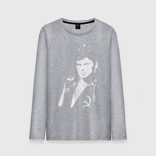 Мужской лонгслив Юрий Клинских / Меланж – фото 1