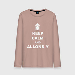 Мужской лонгслив Keep Calm & Allons-Y