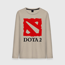 Мужской лонгслив Dota 2: Logo