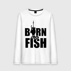 Мужской лонгслив Born to fish