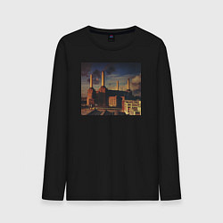 Лонгслив хлопковый мужской Pink Floyd: Animals, цвет: черный