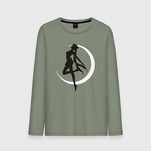 Мужской лонгслив Луна / Авокадо – фото 1