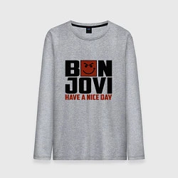 Мужской лонгслив Bon Jovi: Nice day