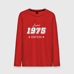 Лонгслив хлопковый мужской Limited Edition 1975, цвет: красный