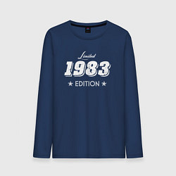 Лонгслив хлопковый мужской Limited Edition 1983, цвет: тёмно-синий