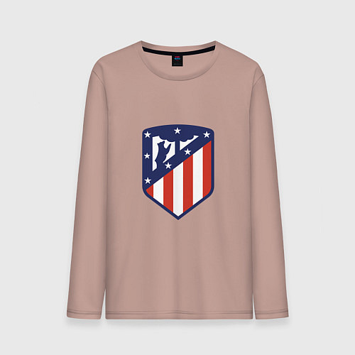 Мужской лонгслив Atletico Madrid / Пыльно-розовый – фото 1