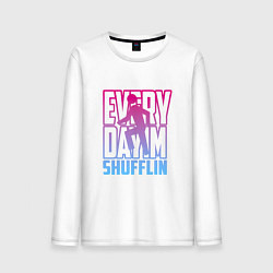 Мужской лонгслив Everyday I'm shuffling