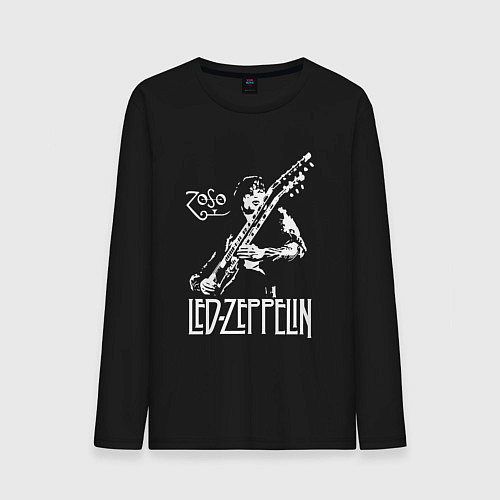 Мужской лонгслив Led Zeppelin / Черный – фото 1