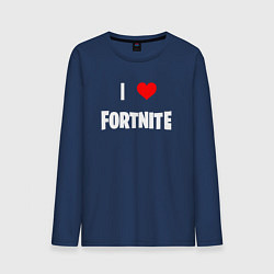 Мужской лонгслив I love Fortnite