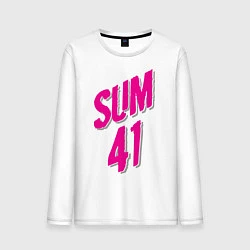 Мужской лонгслив Sum 41: Pink style