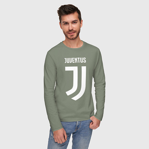 Мужской лонгслив FC Juventus / Авокадо – фото 3