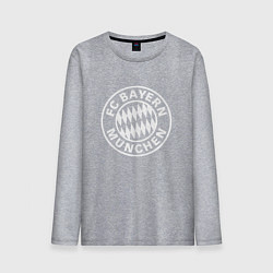 Лонгслив хлопковый мужской FC Bayern Munchen, цвет: меланж