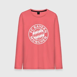 Лонгслив хлопковый мужской FC Bayern Munchen, цвет: коралловый