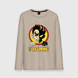 Лонгслив хлопковый мужской The Offspring Boy, цвет: миндальный